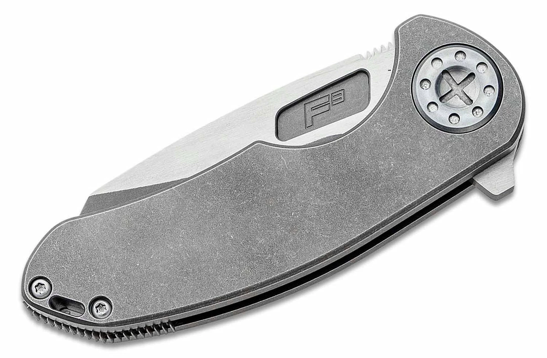 CURTISS CUSTOM KNIVES Curtiss F3 Medium Flipper Knife 3.25" CTS-XHP Wharncliffe - F3 Medium WH/FL 4 CURTISS CUSTOM KNIVES Curtiss F3 Medium Flipper Knife 3.25" CTS-XHP Wharncliffe - F3 Medium WH/FL