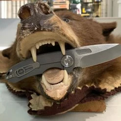 CURTISS CUSTOM KNIVES Curtiss Knives F3 Medium CTS-XHP Wharncliffe Non-Flipper Slim Folder WH/NF