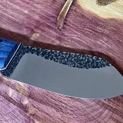 Fiddleback Forge Camp Muk Knife W/ Curly Ash Handles 12 Fiddleback Forge Camp Muk Knife W/ Curly Ash Handles