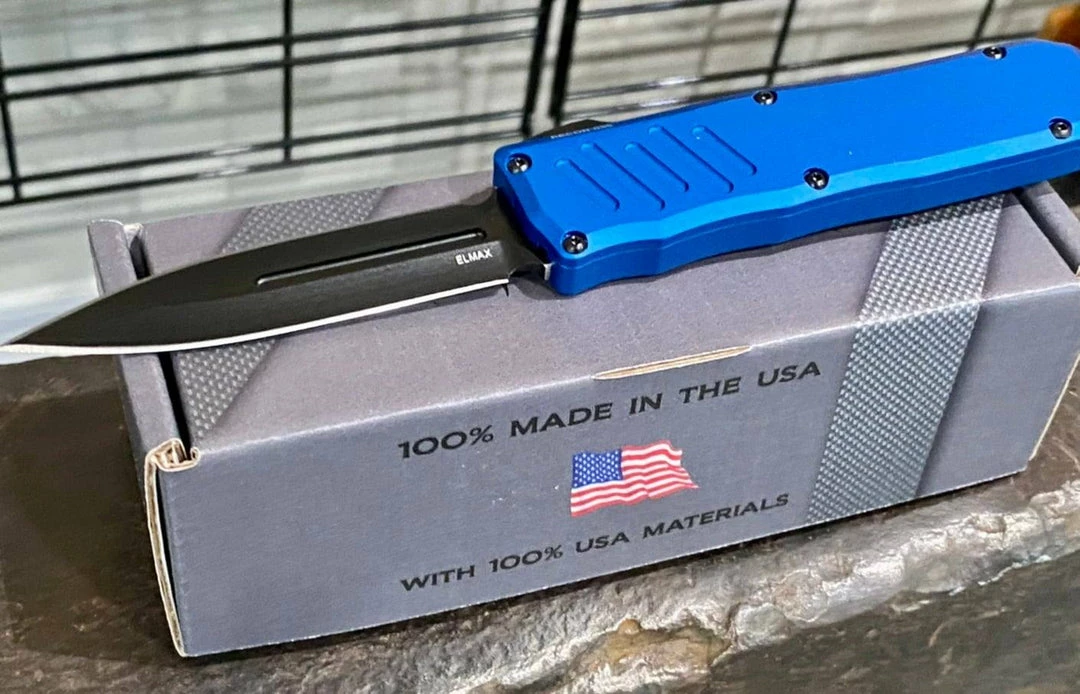 Guardian Tactical Recon-035 94131 D/E Auto Blue Black Tactical Knife (3.25") 4 Guardian Tactical Recon-035 94131 D/E Auto Blue Black Tactical Knife (3.25")