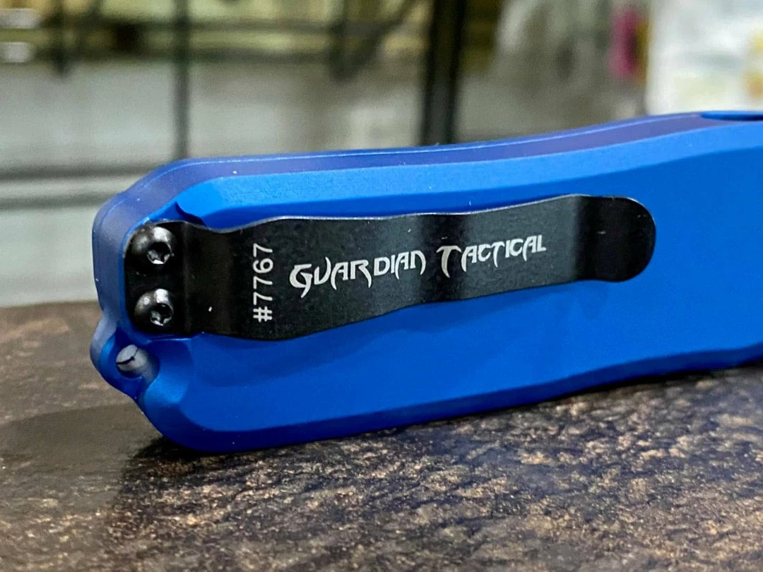 Guardian Tactical Recon-035 94131 D/E Auto Blue Black Tactical Knife (3.25") 6 Guardian Tactical Recon-035 94131 D/E Auto Blue Black Tactical Knife (3.25")