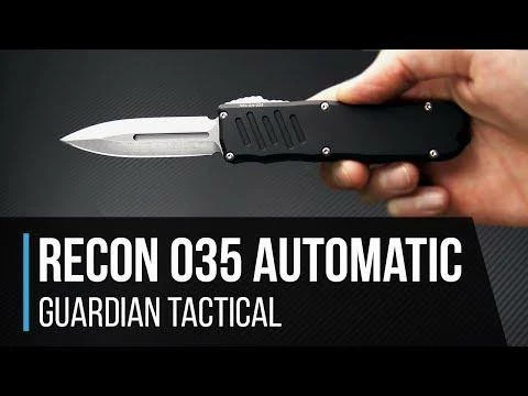Guardian Tactical RECON-035 D/A Dagger OTF Automatic Black (3.3" SW) 93531 3 Guardian Tactical RECON-035 D/A Dagger OTF Automatic Black (3.3" SW) 93531
