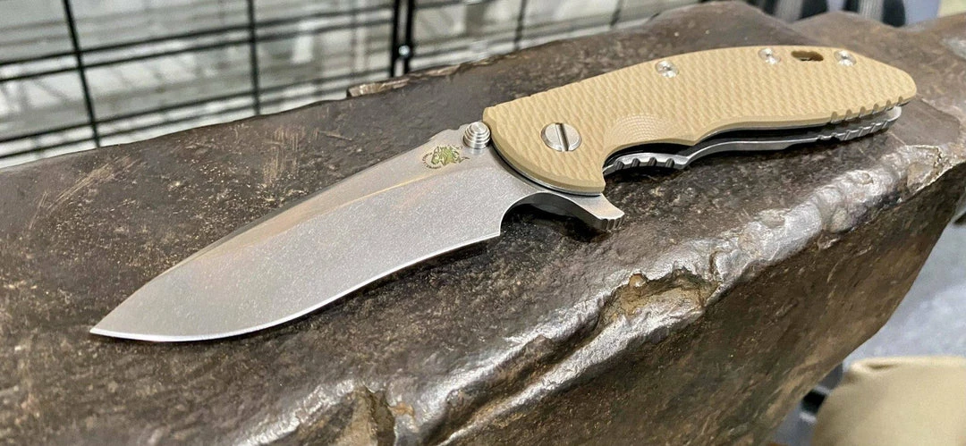 RICK HINDERER All Knife Brands Hinderer XM-18 3.5″ Recurve Stonewash FDE G10 3 RICK HINDERER All Knife Brands Hinderer XM-18 3.5″ Recurve Stonewash FDE G10