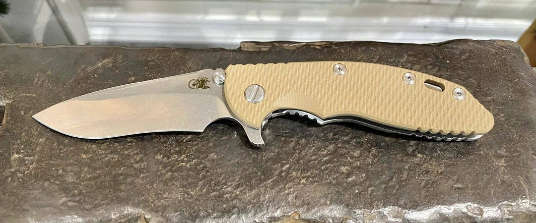 RICK HINDERER All Knife Brands Hinderer XM-18 3.5″ Recurve Stonewash FDE G10 6 RICK HINDERER All Knife Brands Hinderer XM-18 3.5″ Recurve Stonewash FDE G10