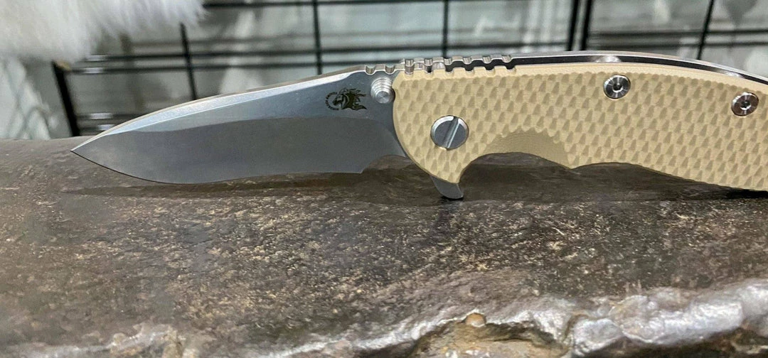 RICK HINDERER All Knife Brands Hinderer XM-18 3.5″ Recurve Stonewash FDE G10 7 RICK HINDERER All Knife Brands Hinderer XM-18 3.5″ Recurve Stonewash FDE G10