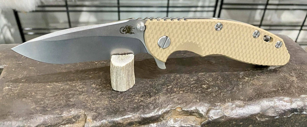RICK HINDERER All Knife Brands Hinderer XM-18 3.5″ Recurve Stonewash FDE G10 8 RICK HINDERER All Knife Brands Hinderer XM-18 3.5″ Recurve Stonewash FDE G10