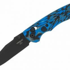 NORTH RIVER OUTDOORS Hogue 24275-EXLMGE Deka Folder 3.25" Clip Point Blade Blue Lava G10 Frame