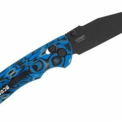 NORTH RIVER OUTDOORS Hogue 24275-EXLMGE Deka Folder 3.25" Clip Point Blade Blue Lava G10 Frame