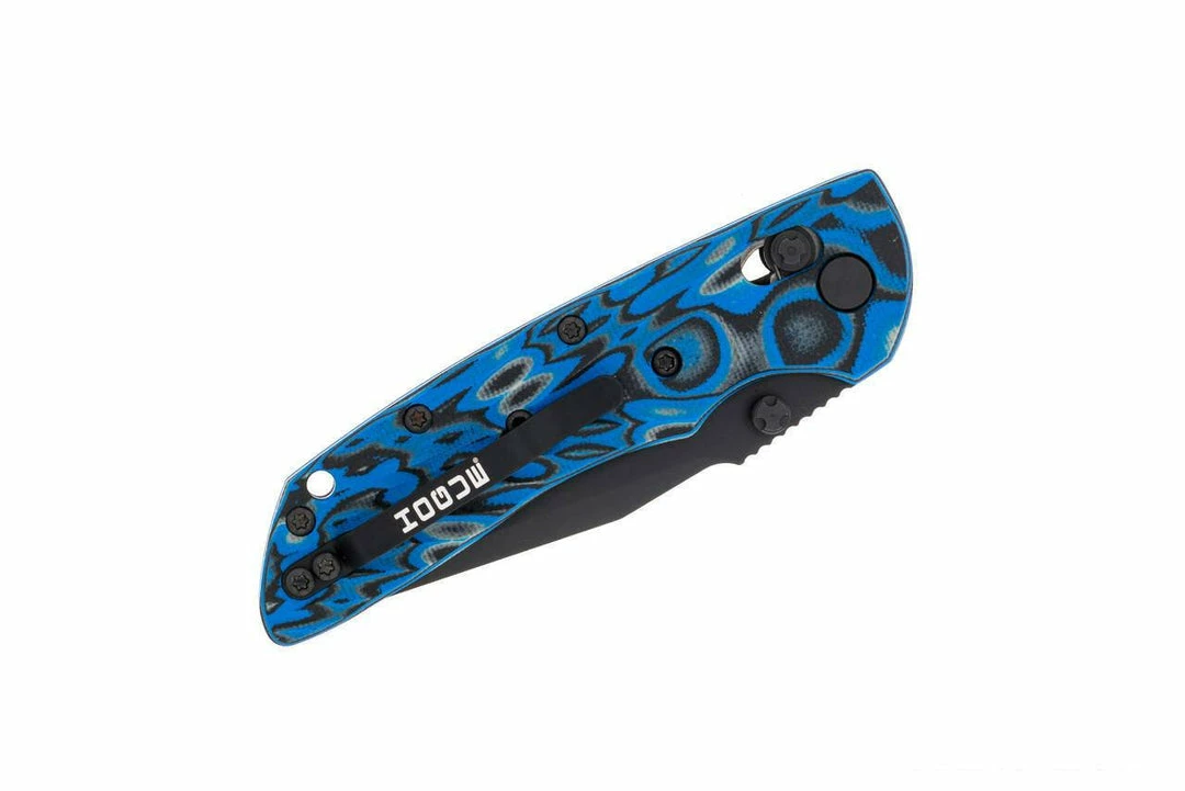 NORTH RIVER OUTDOORS Hogue 24275-EXLMGE Deka Folder 3.25" Clip Point Blade Blue Lava G10 Frame 7 NORTH RIVER OUTDOORS Hogue 24275-EXLMGE Deka Folder 3.25" Clip Point Blade Blue Lava G10 Frame