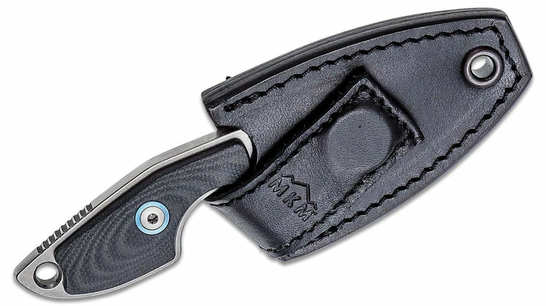 MANIAGO KNIFE MAKERS All Fixed Blades Jesper Voxnaes Mikro 2 Sheepsfoot Fixed Blade By MKM, Black G10 7 MANIAGO KNIFE MAKERS All Fixed Blades Jesper Voxnaes Mikro 2 Sheepsfoot Fixed Blade By MKM, Black G10