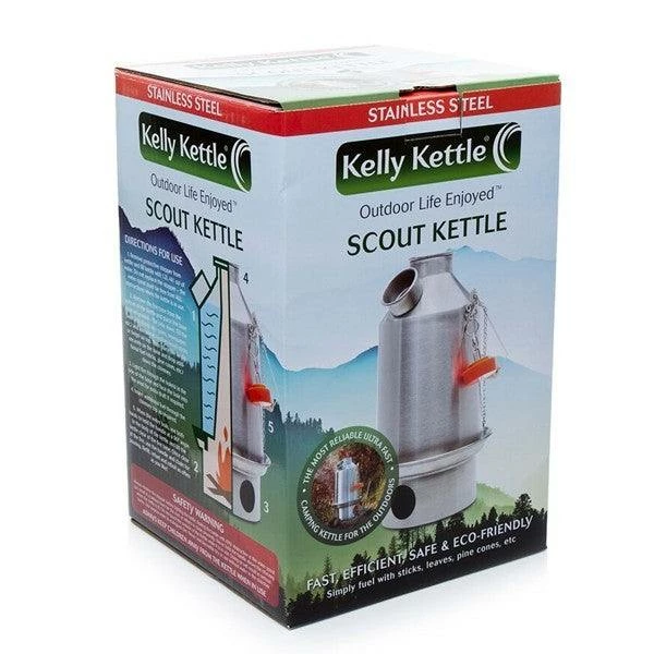 Water Filtration Kelly Kettle Scout Kettle 1.2L Stainless 50113 (Latest Model) 12 Water Filtration Kelly Kettle Scout Kettle 1.2L Stainless 50113 (Latest Model)