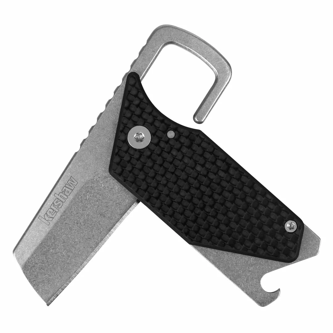 Kershaw Pub Carbon Fiber Sinkevich Carabiner Folding Knife 3 Kershaw Pub Carbon Fiber Sinkevich Carabiner Folding Knife