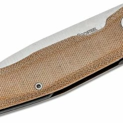 LionSteel Knives LionSteel Myto Knife 3.27" M390, Natural Micarta And Titanium Handles