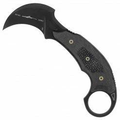 Microtech 118-1DLCSR Iconic Fixed Blade Carbon Fiber DLC Blade All Knife Brands