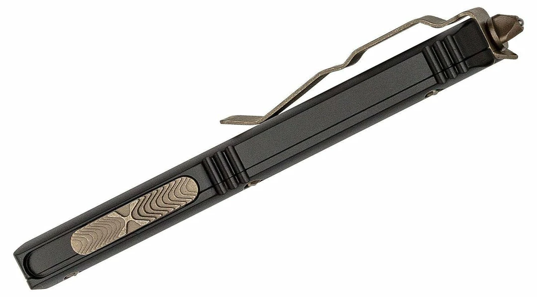 All Knife Brands Microtech 121-13AP Ultratech Auto OTF Knife 3.46" Bronze Apocalyptic, Black Handles 6 All Knife Brands Microtech 121-13AP Ultratech Auto OTF Knife 3.46" Bronze Apocalyptic, Black Handles