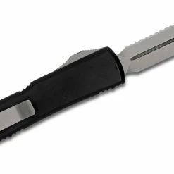 Microtech 122-12 Ultratech Auto Stonewashed Plain/Full Serrated D/E