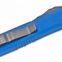 All Knife Brands Microtech 122-1BL Ultratech Auto OTF 3.46" Black D/E Blue Handles 7 All Knife Brands Microtech 122-1BL Ultratech Auto OTF 3.46