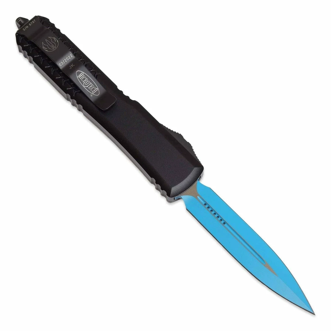 Microtech 122-1JK Ultratech D/E Jedi Knight Black Handle Blue Blade All Knife Brands 4 Microtech 122-1JK Ultratech D/E Jedi Knight Black Handle Blue Blade All Knife Brands