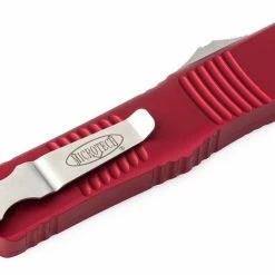 All Knife Brands Microtech 142-12RD Combat Troodon Auto OTF 3.75" D/E Red Handle 11 All Knife Brands Microtech 142-12RD Combat Troodon Auto OTF 3.75