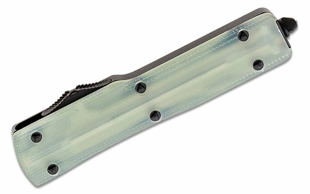 All Knife Brands Microtech 147-1GTJGS UTX-70 Auto OTF 2.41" Jade G10 4 All Knife Brands Microtech 147-1GTJGS UTX-70 Auto OTF 2.41" Jade G10