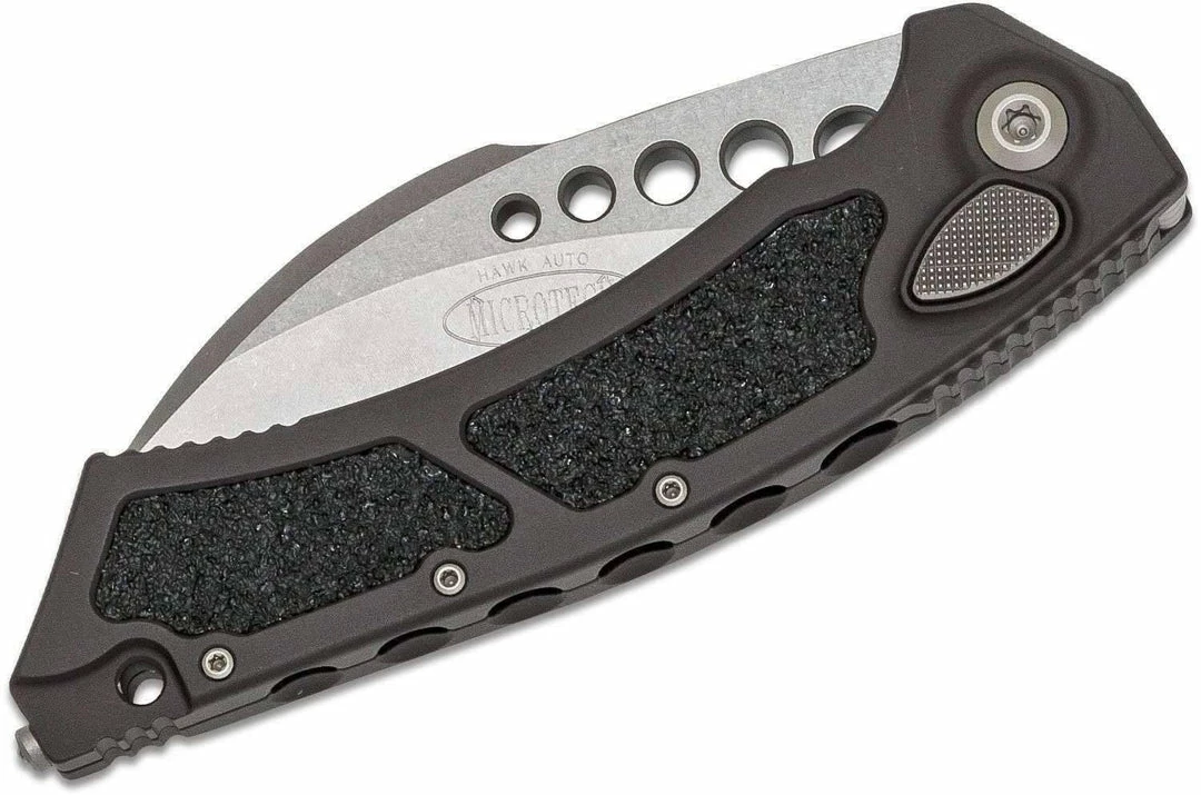 Microtech 166-10 Hawk Auto Folding Knife 3.95" Stonewashed 8 Microtech 166-10 Hawk Auto Folding Knife 3.95" Stonewashed