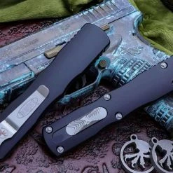 All Knife Brands Microtech 227-12 Dirac Delta D/E - Black Handle - Stonewashed Full Serration 9 All Knife Brands Microtech 227-12 Dirac Delta D/E - Black Handle - Stonewashed Full Serration