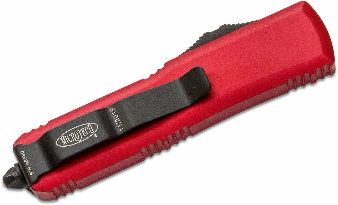 Microtech 231-1RD UTX-85 Auto OTF Knife 3" Red Handles 5 Microtech 231-1RD UTX-85 Auto OTF Knife 3" Red Handles