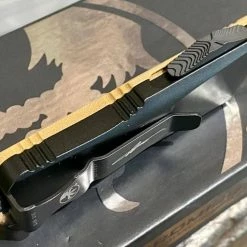 All Knife Brands Microtech 238-1GTTAS Troodon Mini 1.99" D/E SS Tan G10 OTF Auto Knife 9 All Knife Brands Microtech 238-1GTTAS Troodon Mini 1.99