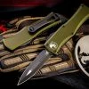 MICROTECH 702-1OD HERA D/E BLACK STD OD GREEN All Knife Brands