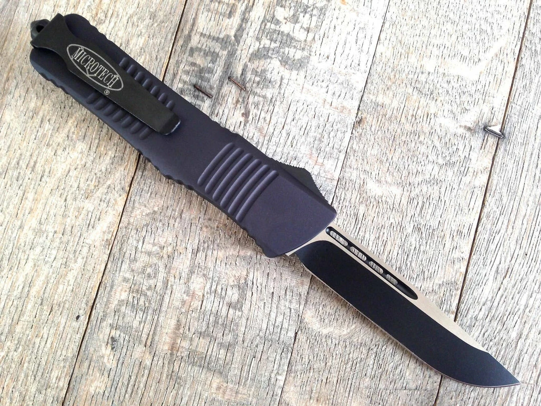 Microtech Combat Troodon Tactical S/E - Black Handle 143-1T 3 Microtech Combat Troodon Tactical S/E - Black Handle 143-1T