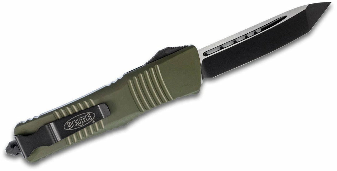 Microtech Combat Troodon Tanto OTF Auto Knife Green (3.8" Black) 144-1 OD All Knife Brands 5 Microtech Combat Troodon Tanto OTF Auto Knife Green (3.8" Black) 144-1 OD All Knife Brands
