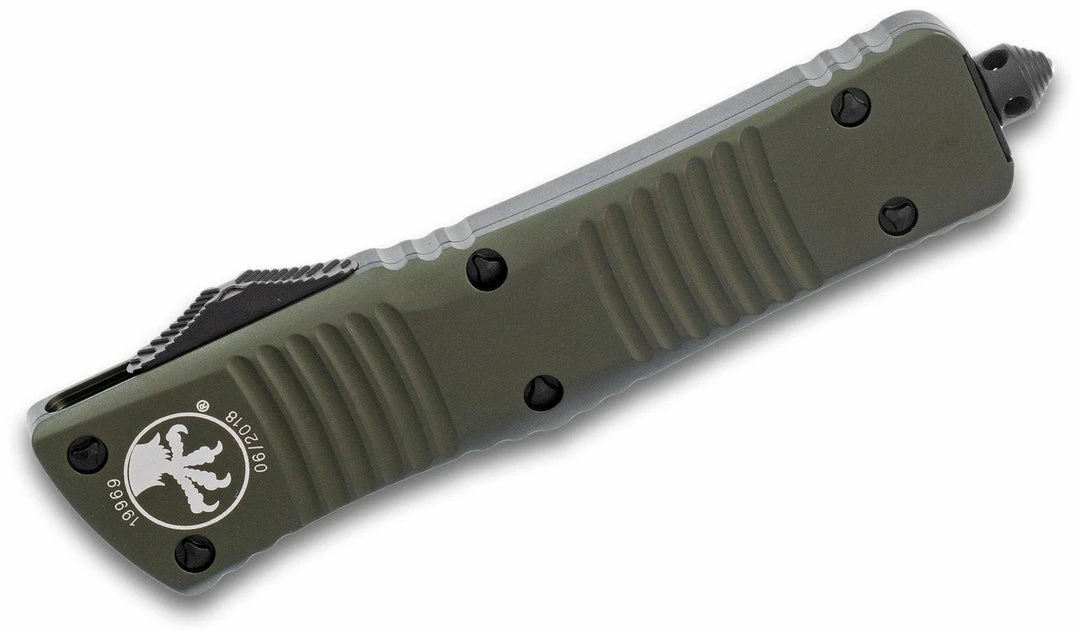 Microtech Combat Troodon Tanto OTF Auto Knife Green (3.8" Black) 144-1 OD All Knife Brands 6 Microtech Combat Troodon Tanto OTF Auto Knife Green (3.8" Black) 144-1 OD All Knife Brands