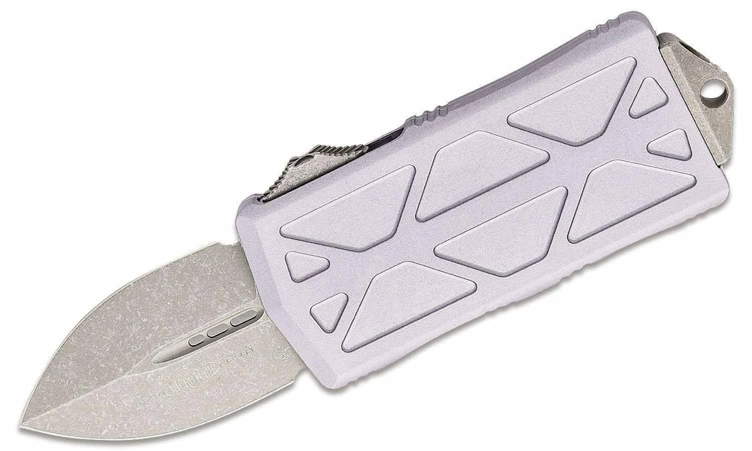 All Knife Brands Microtech Exocet - Grey Handle - Apocalyptic Blade 157-10APGY 4 All Knife Brands Microtech Exocet - Grey Handle - Apocalyptic Blade 157-10APGY