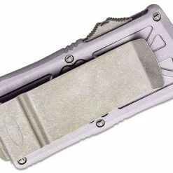 All Knife Brands Microtech Exocet - Grey Handle - Apocalyptic Blade 157-10APGY 11 All Knife Brands Microtech Exocet - Grey Handle - Apocalyptic Blade 157-10APGY