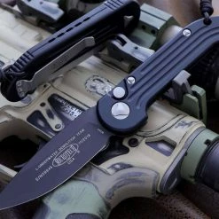 All Knife Brands Microtech LUDT Automatic Knife Black (3.4" Black) 135-1 19 All Knife Brands Microtech LUDT Automatic Knife Black (3.4