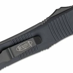 Microtech Troodon Tactical Auto OTF Knife Black Plain/Serrated D/E Blade All Knife Brands
