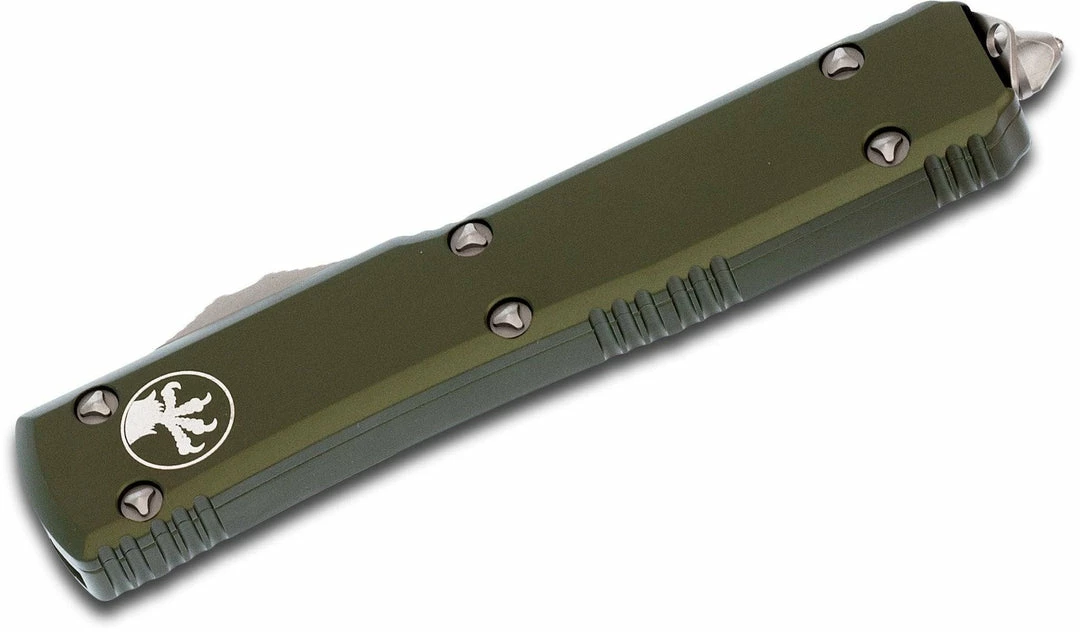 All Knife Brands Microtech Ultratech 122-10 Auto OTF Knife 3.46" Stonewash D/E 13 All Knife Brands Microtech Ultratech 122-10 Auto OTF Knife 3.46" Stonewash D/E