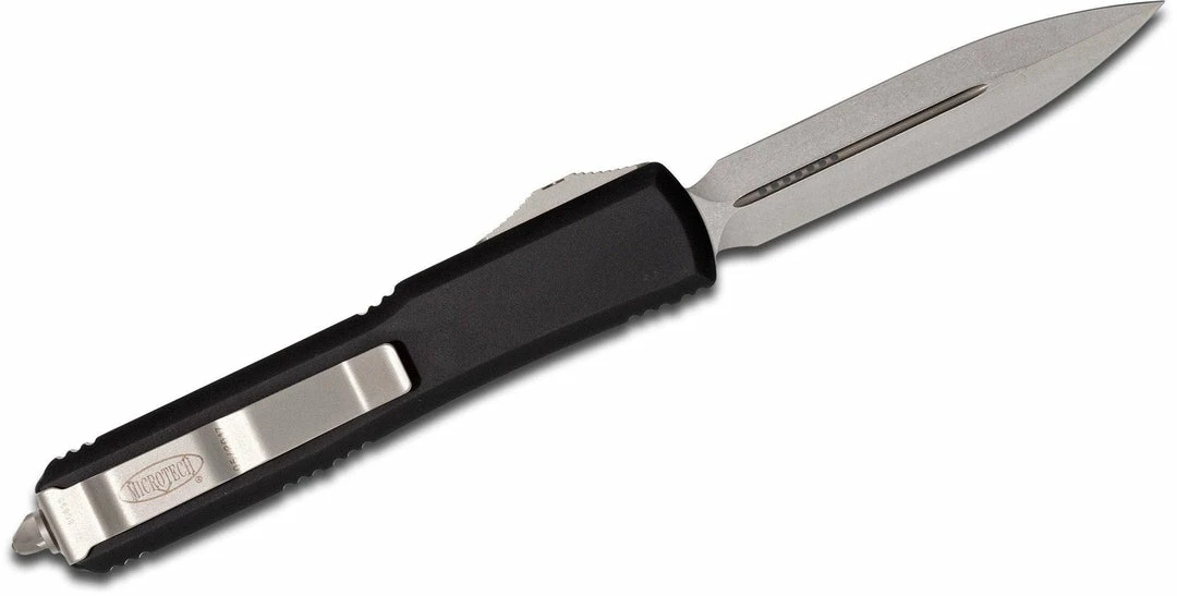 All Knife Brands Microtech Ultratech 122-10 Auto OTF Knife 3.46" Stonewash D/E 4 All Knife Brands Microtech Ultratech 122-10 Auto OTF Knife 3.46" Stonewash D/E