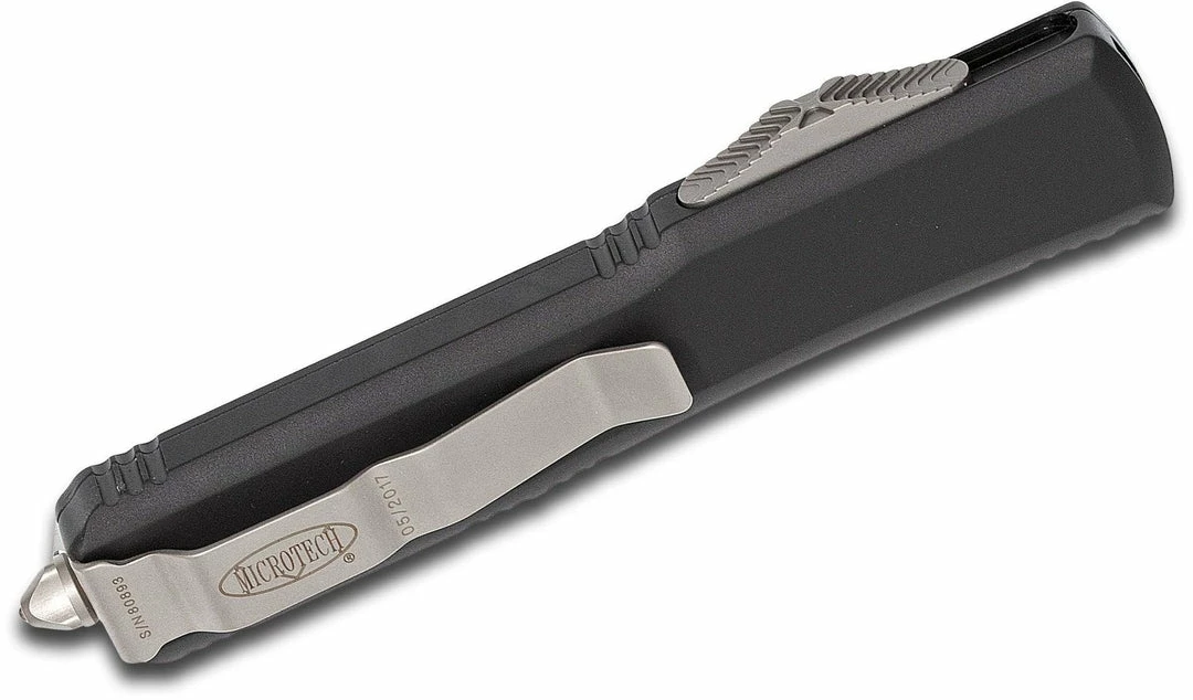 All Knife Brands Microtech Ultratech 122-10 Auto OTF Knife 3.46" Stonewash D/E 6 All Knife Brands Microtech Ultratech 122-10 Auto OTF Knife 3.46" Stonewash D/E