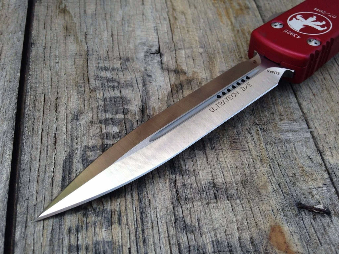 All Knife Brands Microtech Ultratech 122-10 Auto OTF Knife 3.46" Stonewash D/E 7 All Knife Brands Microtech Ultratech 122-10 Auto OTF Knife 3.46" Stonewash D/E