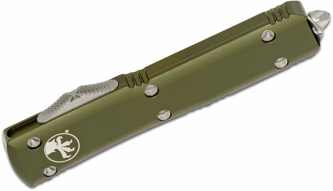 All Knife Brands Microtech Ultratech 122-4OD Auto OTF Knife 3.46" Satin D/E OD Handles 5 All Knife Brands Microtech Ultratech 122-4OD Auto OTF Knife 3.46" Satin D/E OD Handles