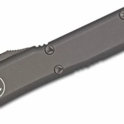 Microtech Ultratech Tactical Auto OTF 3.46" Fully Serrated Black Tanto Blade, 8 Microtech Ultratech Tactical Auto OTF 3.46