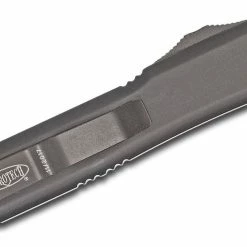 Microtech Ultratech Tactical Auto OTF 3.46" Fully Serrated Black Tanto Blade, 9 Microtech Ultratech Tactical Auto OTF 3.46
