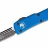 All Knife Brands Microtech UTX-70 T/E - Blue Handle - Black Blade 149-1BL 1 All Knife Brands Microtech UTX-70 T/E - Blue Handle - Black Blade 149-1BL