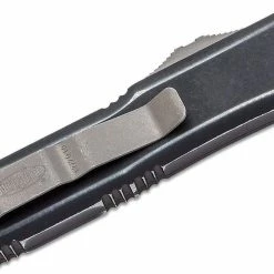 Microtech UTX-85 AUTO OTF Knife 3" Apocalyptic D/E Black Distressed 232-10DBK 7 Microtech UTX-85 AUTO OTF Knife 3