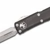 Microtech UTX-85 OTF Knife 3" Apoc D/E, Black Handles 232-10AP All Knife Brands 1 Microtech UTX-85 OTF Knife 3" Apoc D/E, Black Handles 232-10AP All Knife Brands