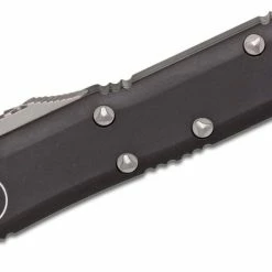 Microtech UTX-85 OTF Knife 3" Apoc D/E, Black Handles 232-10AP All Knife Brands