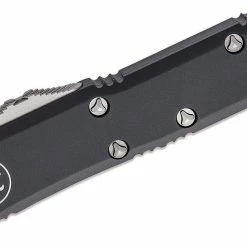 Microtech UTX-85 S/E Black Handle Stonewashed Blade 231-10 12 Microtech UTX-85 S/E Black Handle Stonewashed Blade 231-10