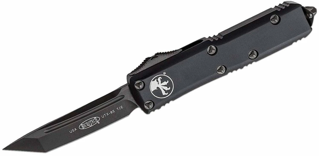 Microtech UTX-85 T/E Black Handle & Blade (233-1DLCT ) All Knife Brands 3 Microtech UTX-85 T/E Black Handle & Blade (233-1DLCT ) All Knife Brands