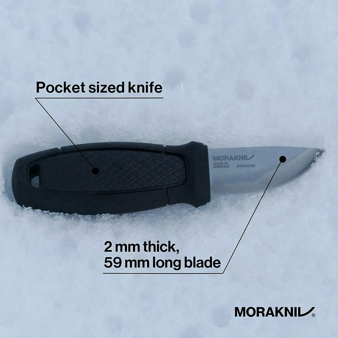 Morakniv Eldris Pocket-Size Fixed 2.2" 12C27 Blade All Fixed Blades 7 Morakniv Eldris Pocket-Size Fixed 2.2" 12C27 Blade All Fixed Blades